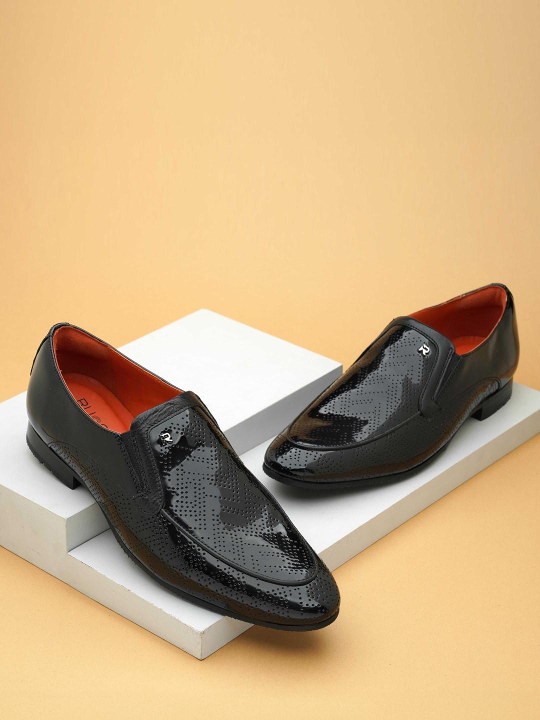 Ruosh Men Perforated Formal Slip-On Shoes