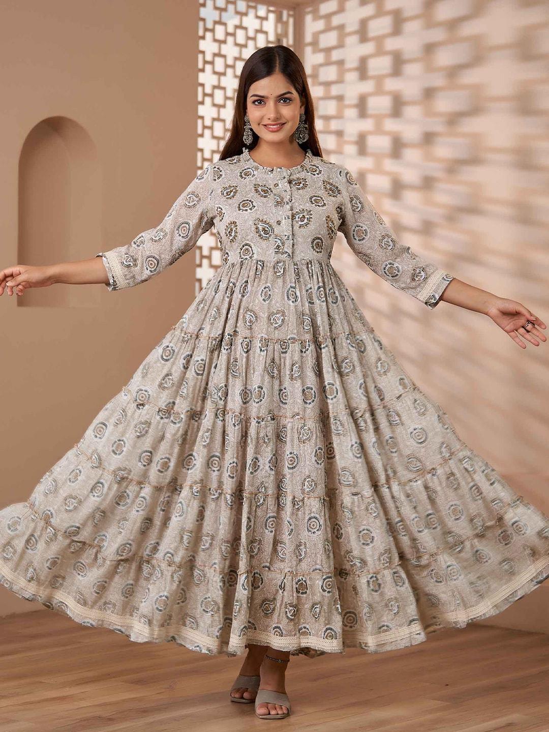 kalini-floral-printed-ruffled-sequinned-cotton-anarkali-fit-and-flare-maxi-dress