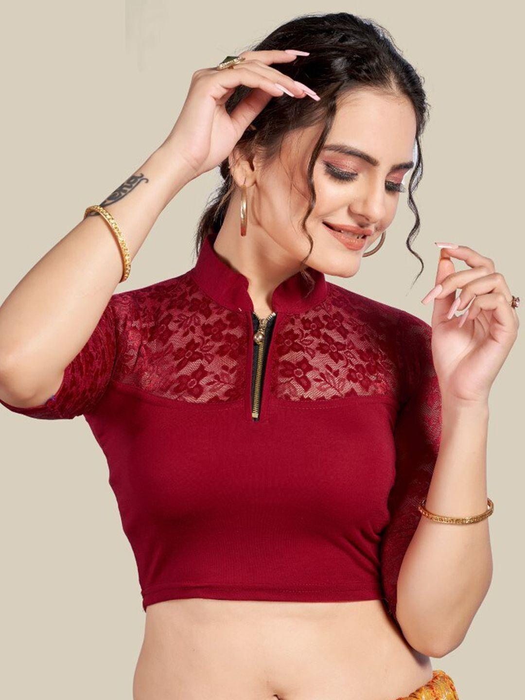 himrise-self-design-silk-saree-blouse