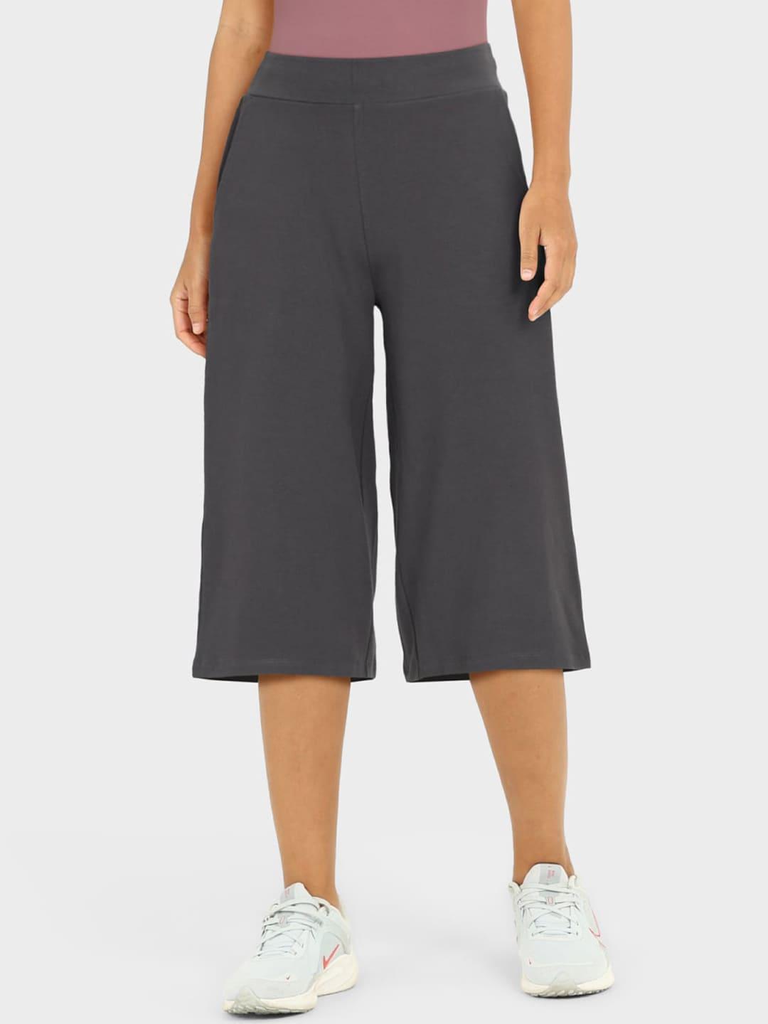 blissclub-women-relaxed-straight-leg-high-rise-wrinkle-free-culottes-trousers