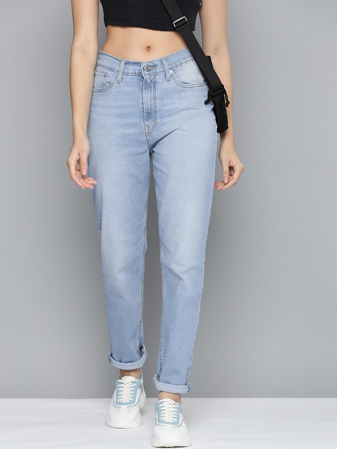 levis-women-tapered-fit-high-rise-light-fade-stretchable-jeans