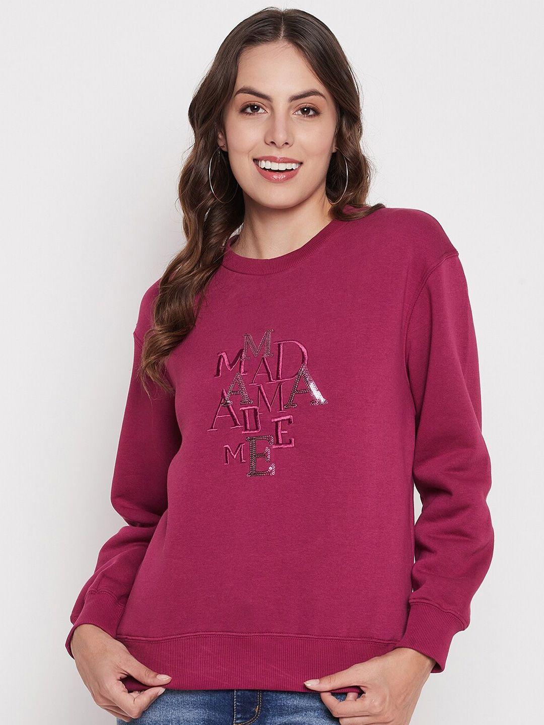 madame-typography-embroidered-pure-cotton-sweatshirt