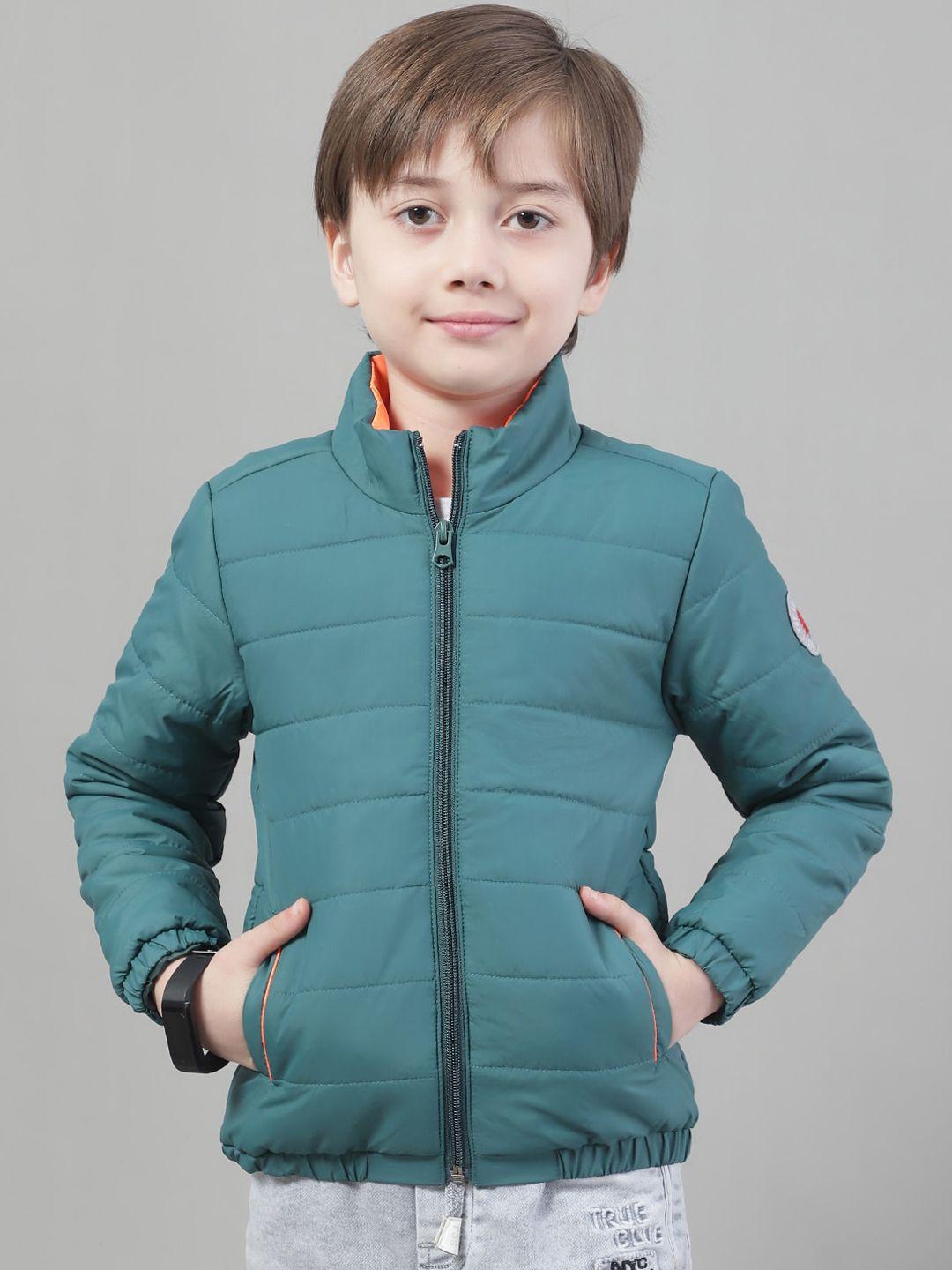 HOUSE OF VEDAS Boys Stand Collar Long Sleeve Lightweight Zip Detail Padded Jacket