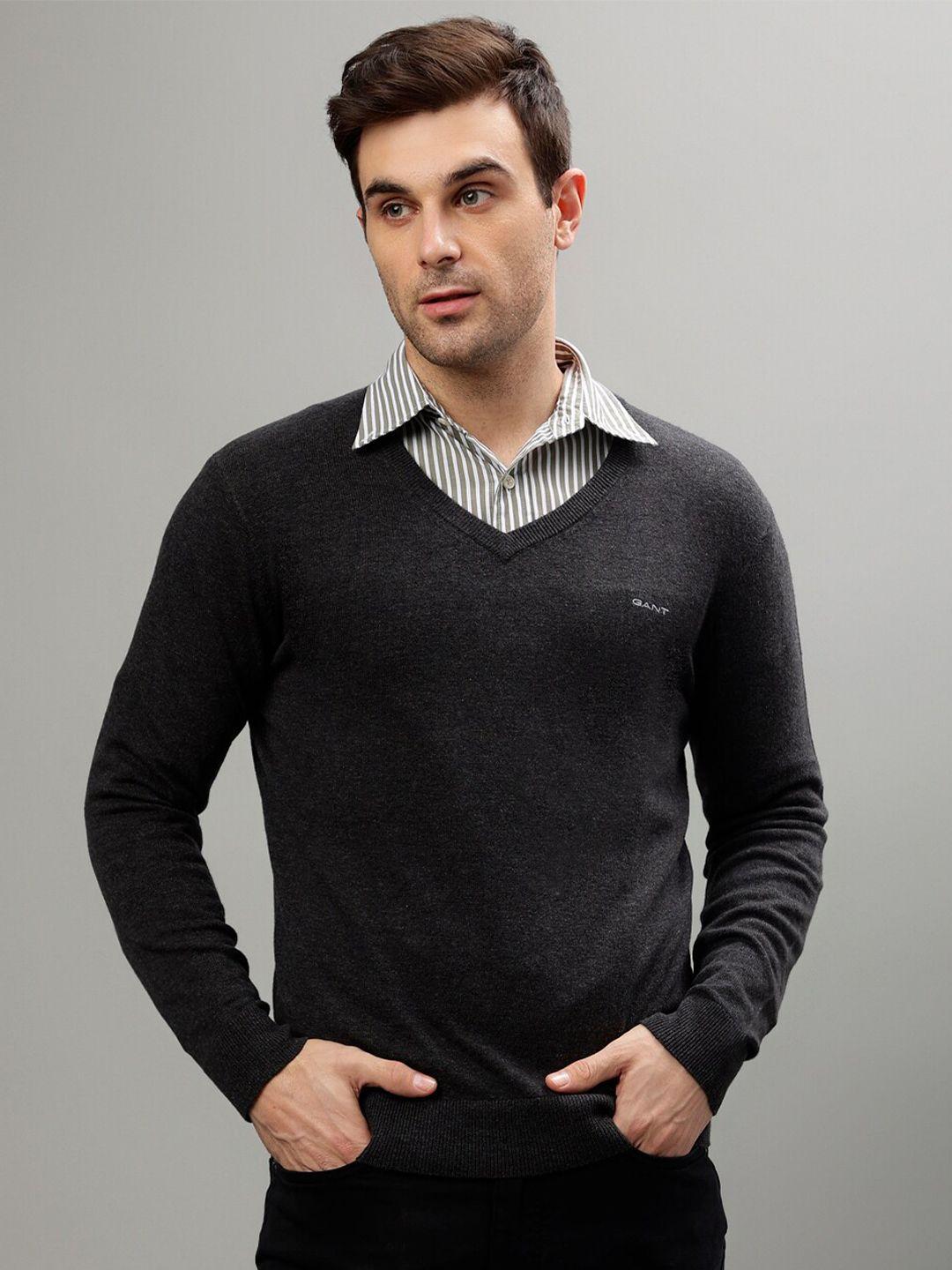gant-v-neck-woollen-pullover-sweater