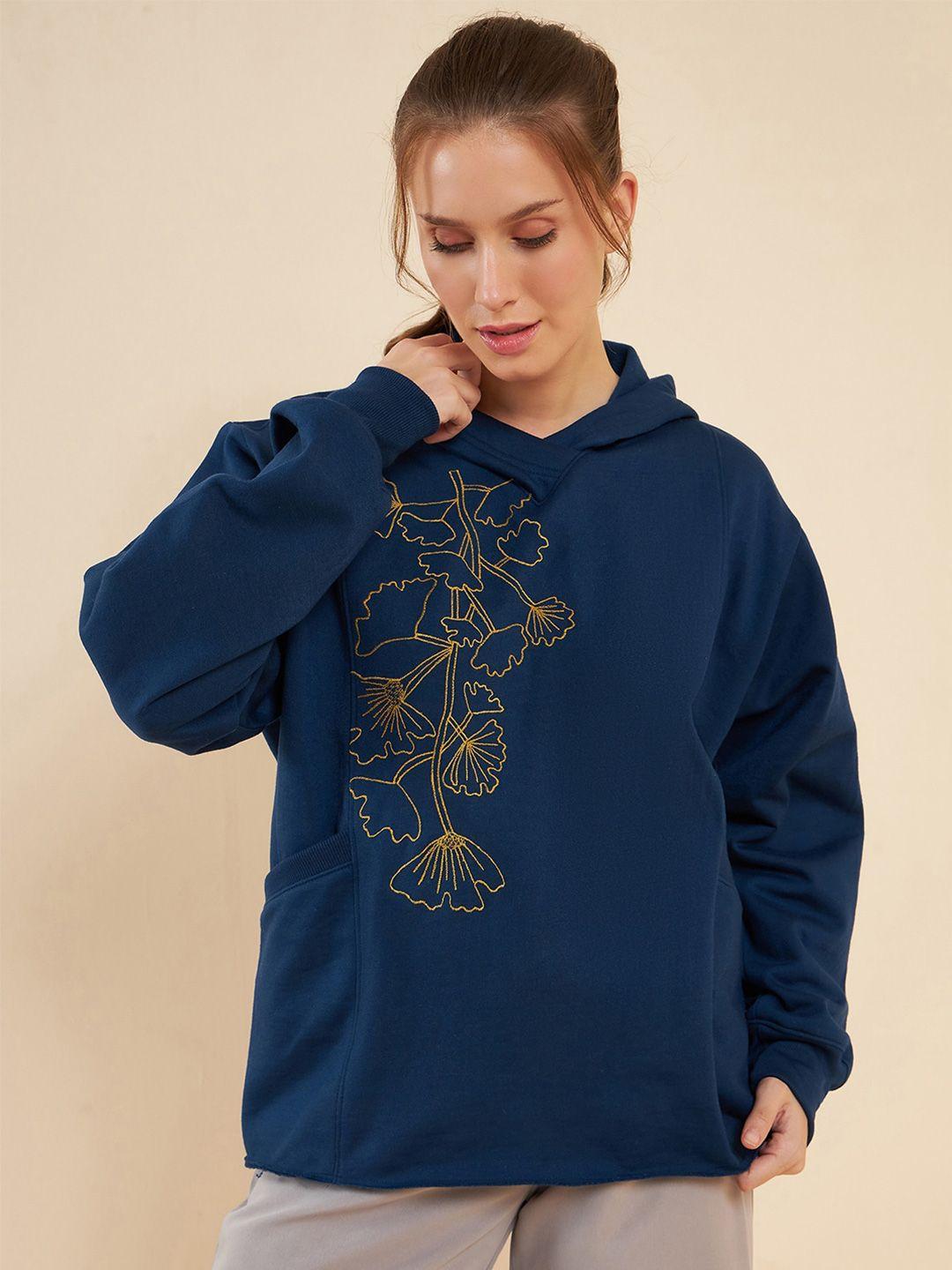 antheaa-navy-blue-floral-embroidered-hooded-fleece-sweatshirt