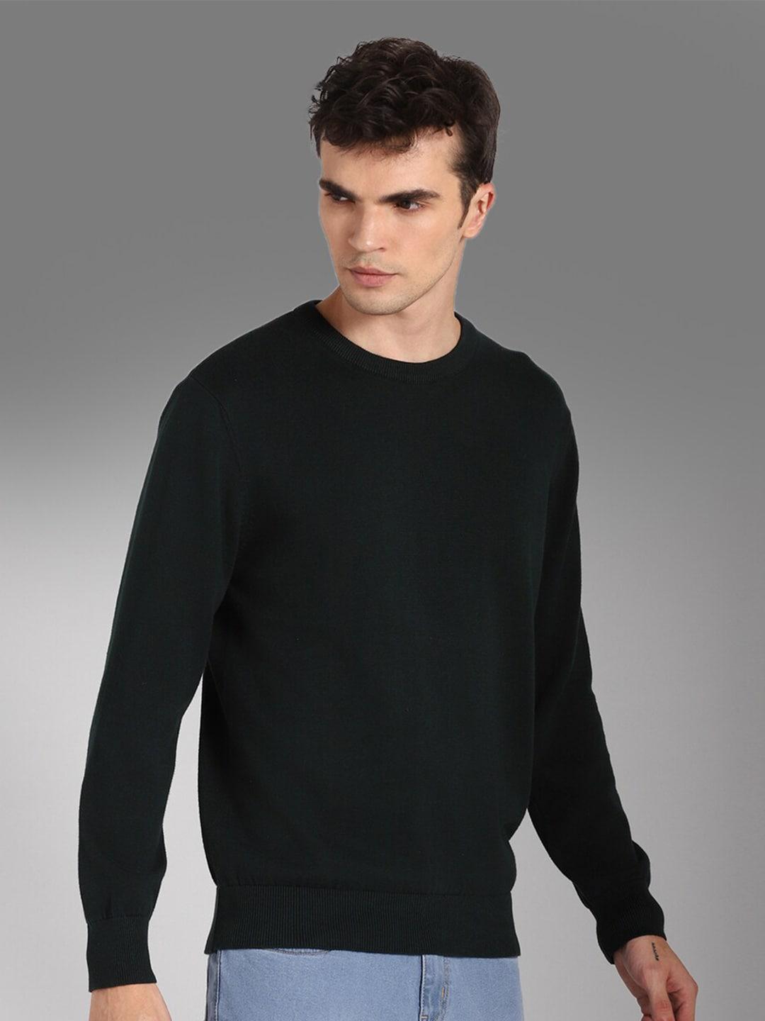 high-star-round-neck-long-sleeves-cotton-pullover-sweater