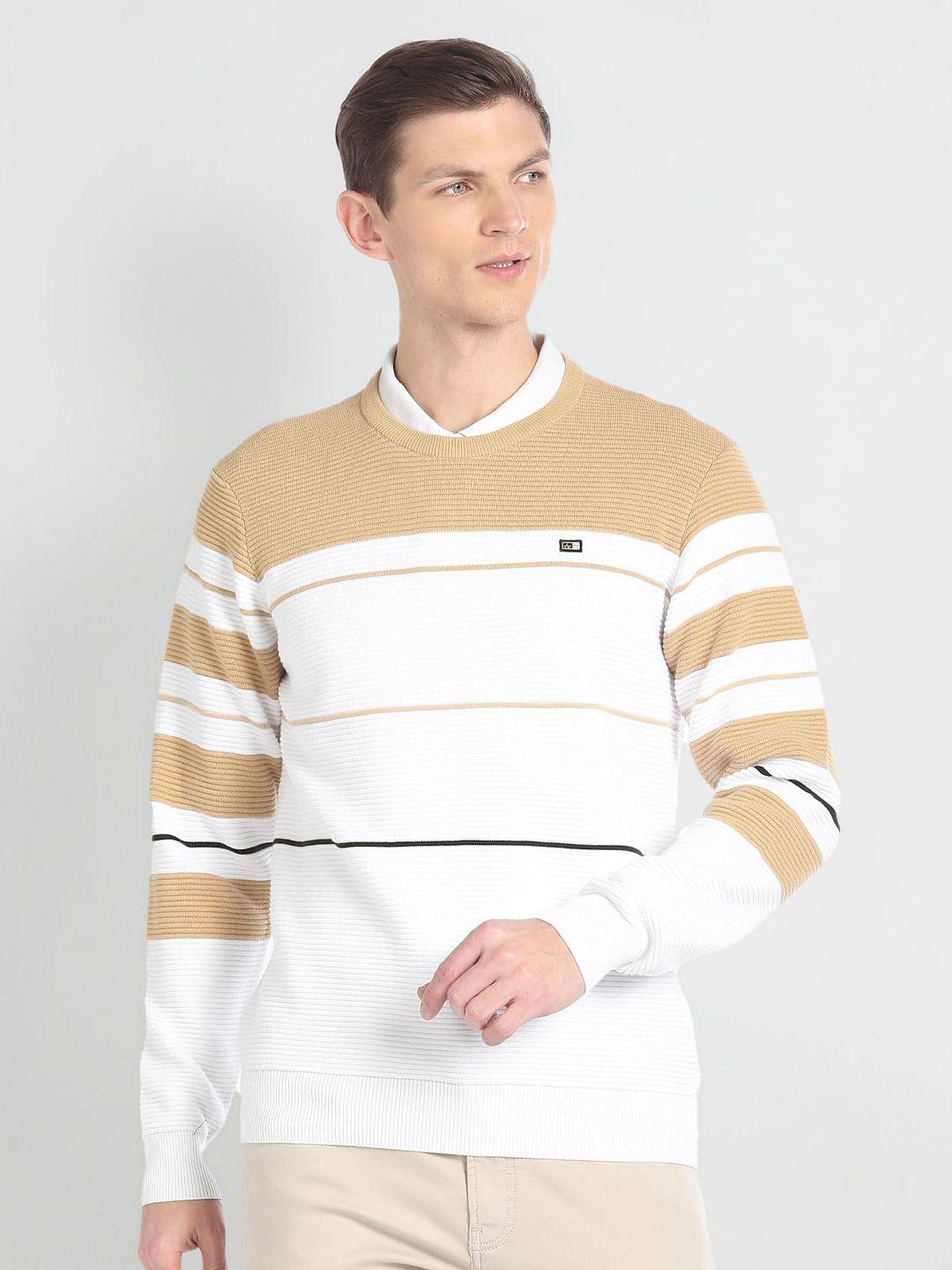 arrow-sport-striped-long-sleeves-pullover