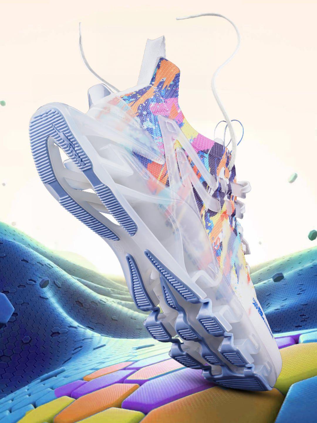 Atom Men Spring Edge 2 Colorstorm Printed Flyknit Sneakers