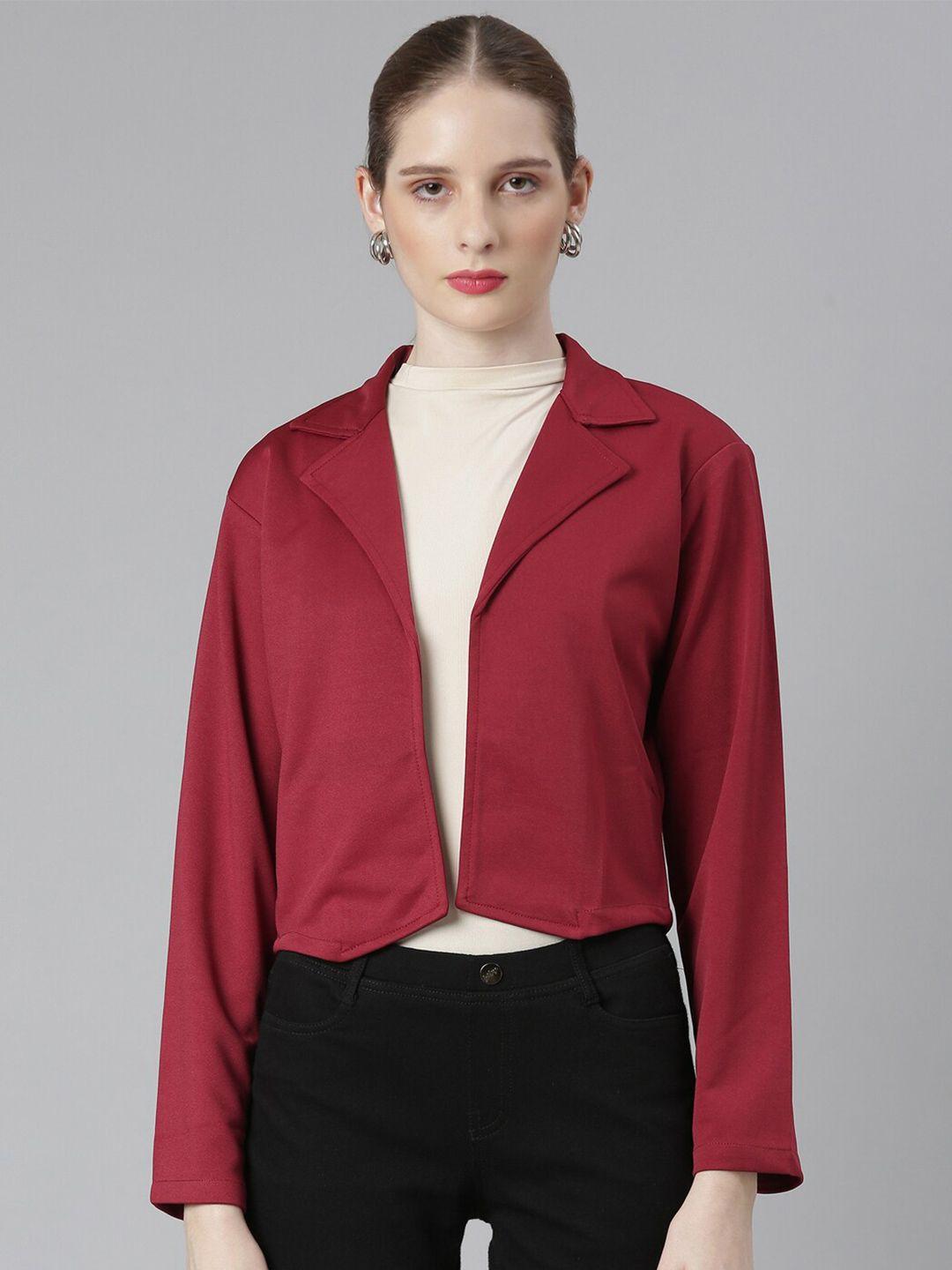 showoff-notched-lapel-collar-cotton-open-front-shrug
