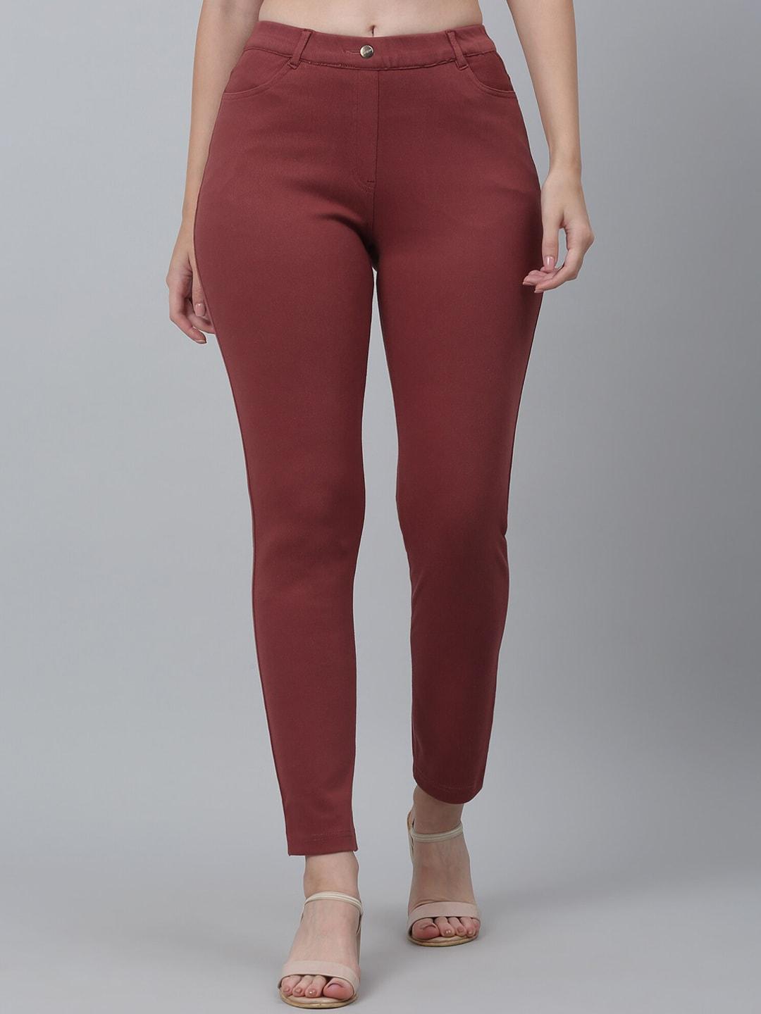 Cantabil Cotton Mid Rise Jeggings