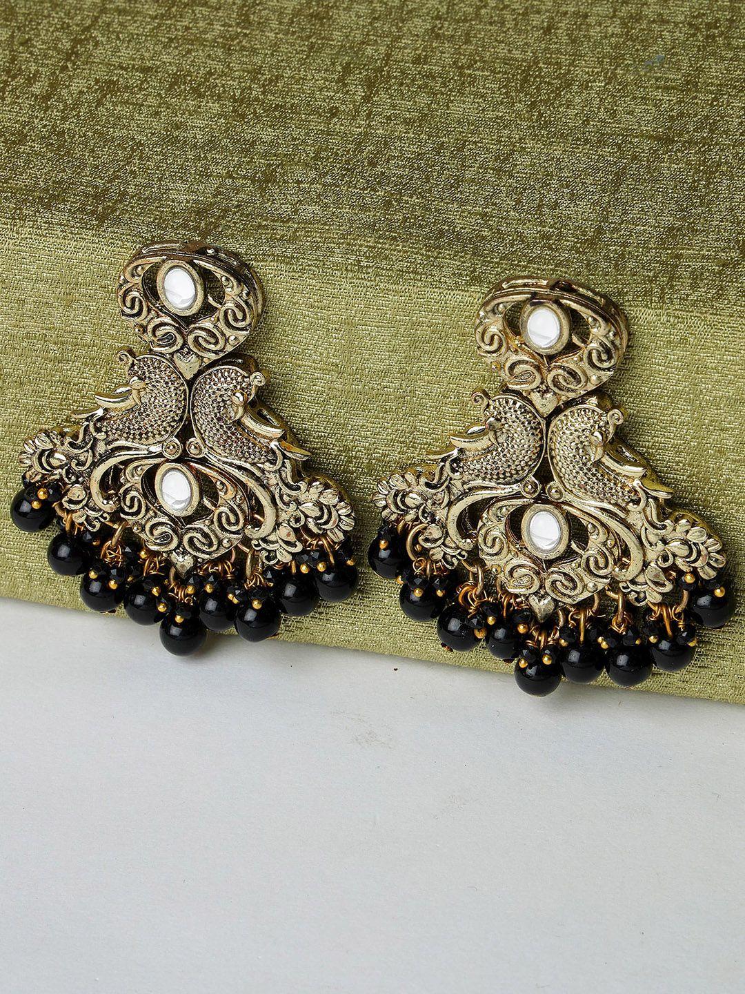 karatcart-gold-plated-peacock-shaped-peacock-design-antique-drop-earrings