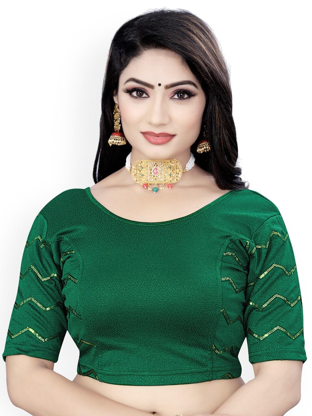 HIMRISE Embriodered Sequinned Saree Blouse