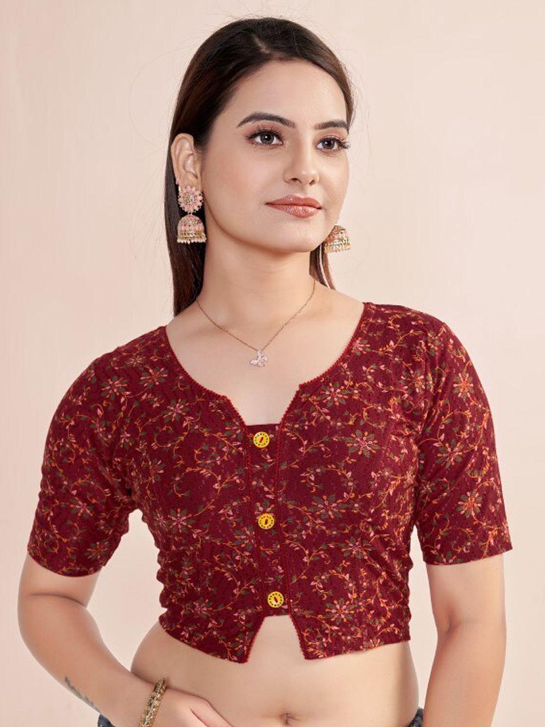 himrise-floral-printed-saree-blouse