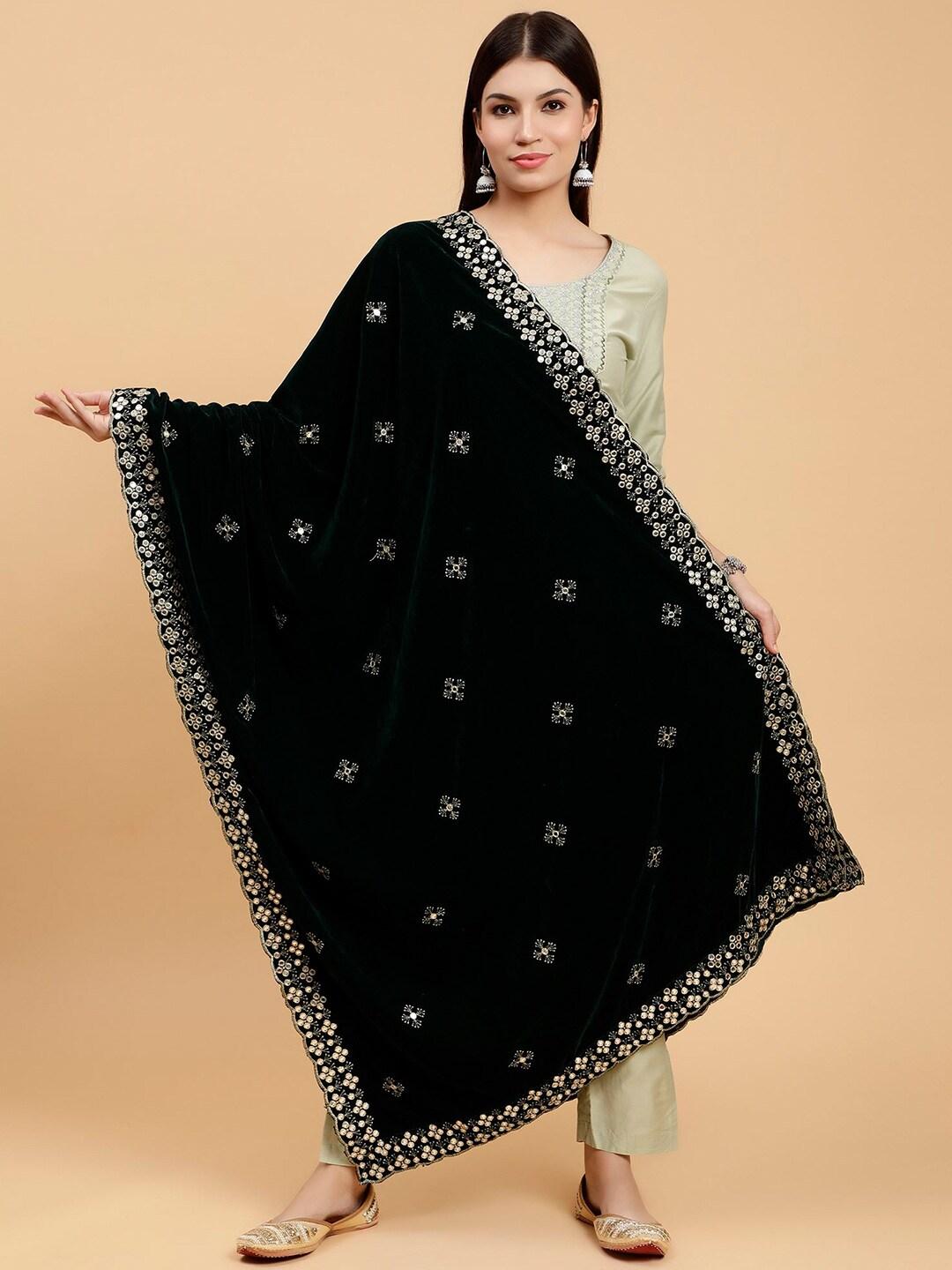 moda-chales-ethnic-motif-embroidered-velvet-dupatta-with-sequinned