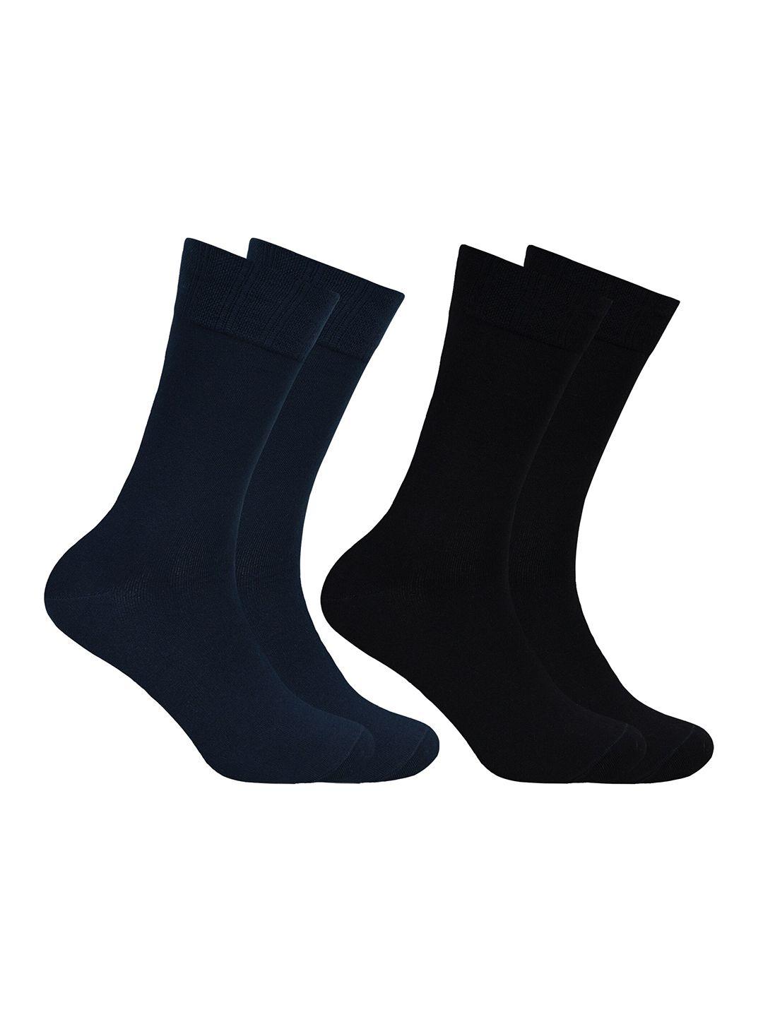 balenzia-men-pack-of-4-assorted-calf-length-bamboo-socks