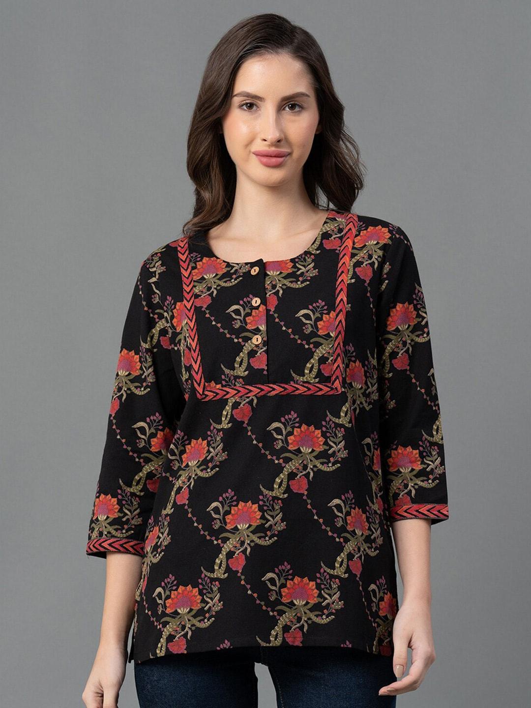 mode-by-red-tape-floral-printed-cotton-a-line-top