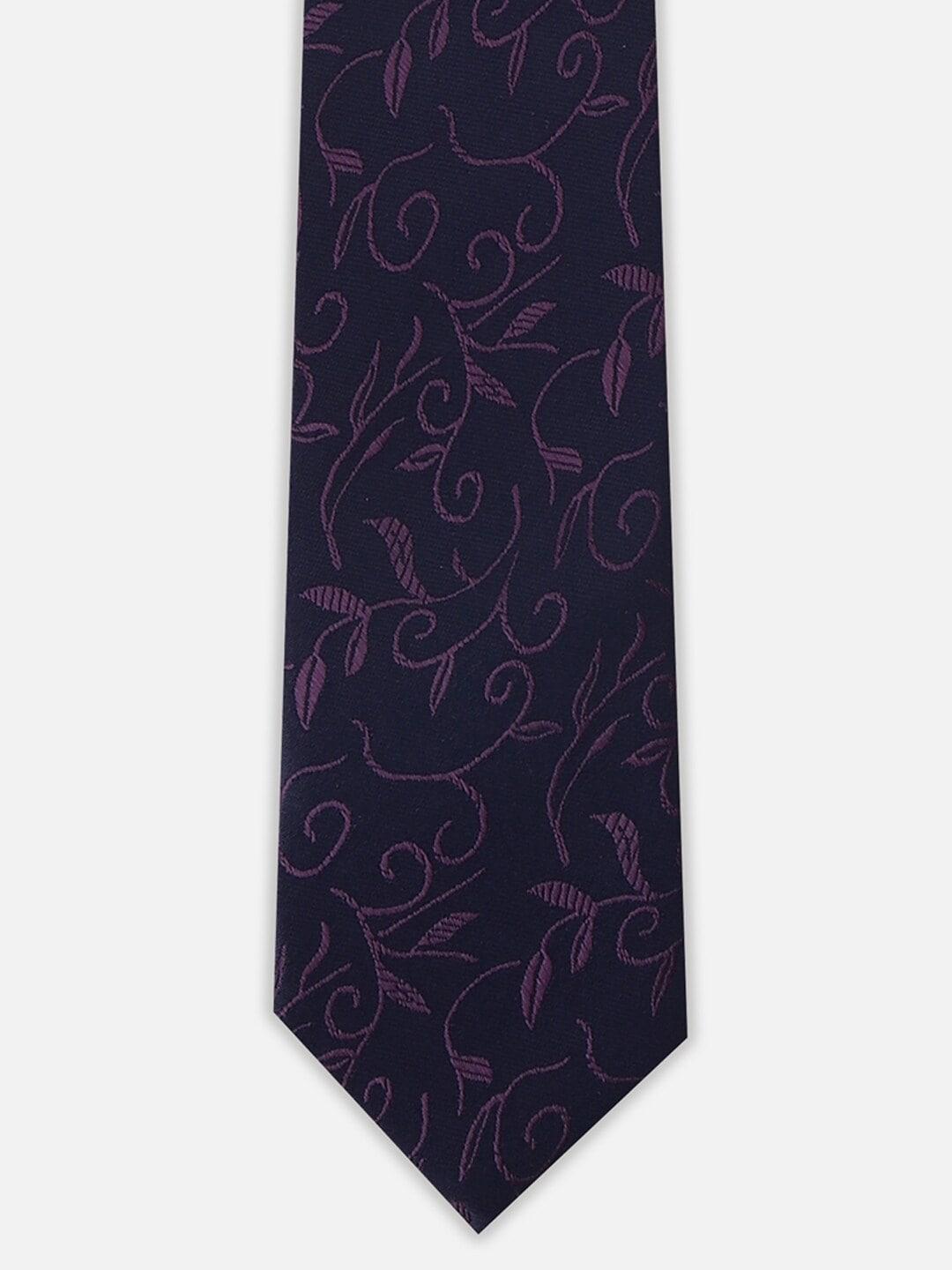 allen-solly-men-woven-design-formal-skinny-tie