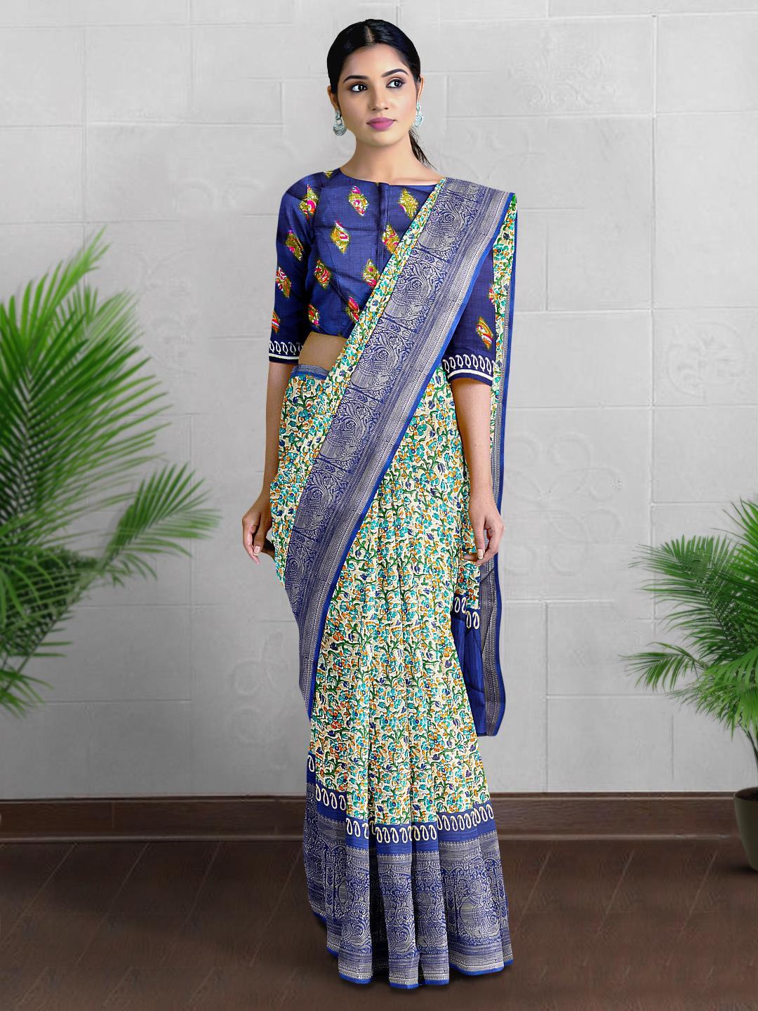 kalamandir-floral-woven-designed-saree
