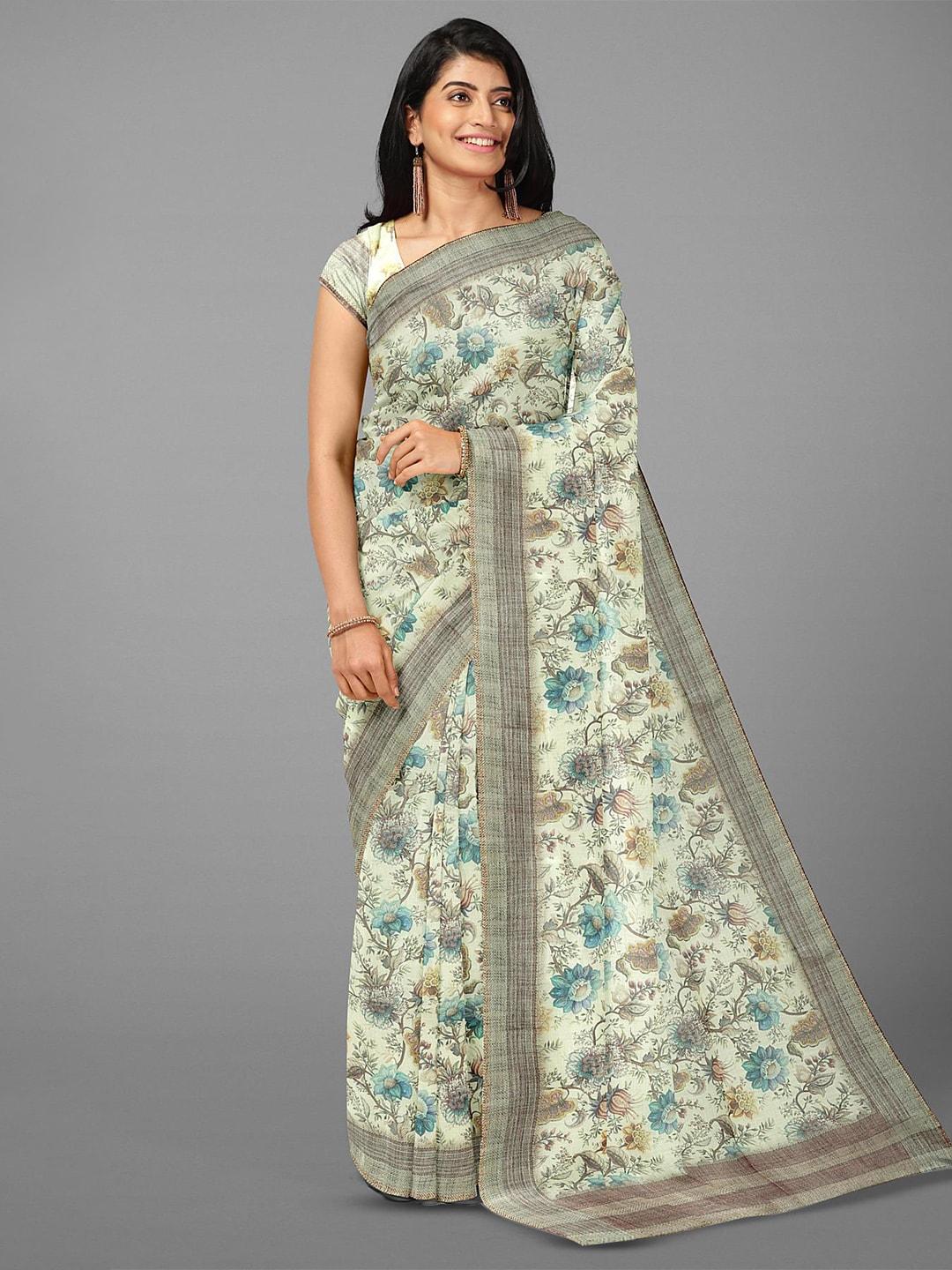 kalamandir-floral-printed-saree