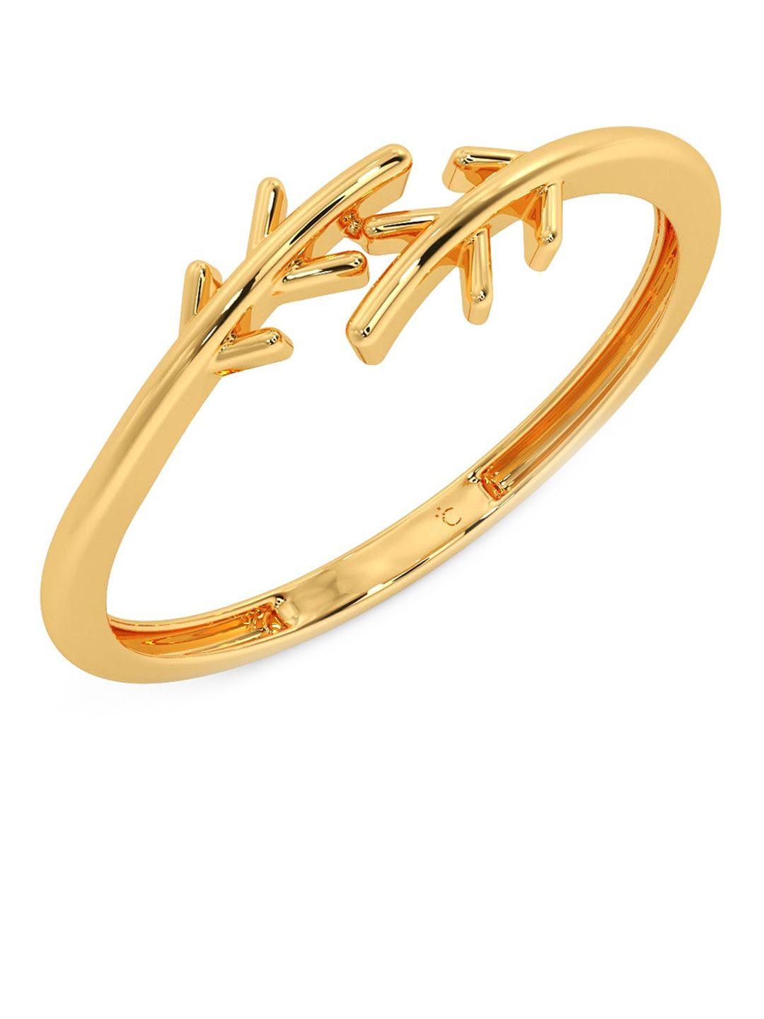 CANDERE A KALYAN JEWELLERS COMPANY 18KT Gold Ring-0.83gm