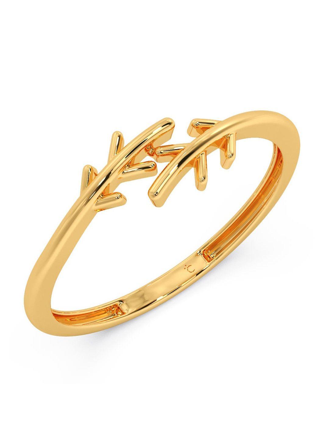 CANDERE A KALYAN JEWELLERS COMPANY 18KT Gold Ring-0.69gm