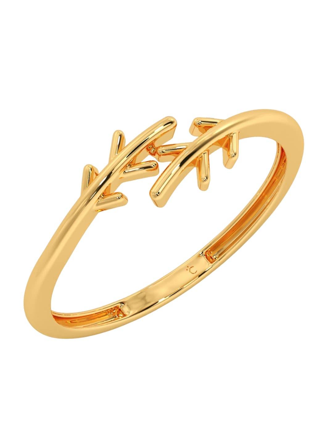 CANDERE A KALYAN JEWELLERS COMPANY 18KT Gold Ring-0.89gm