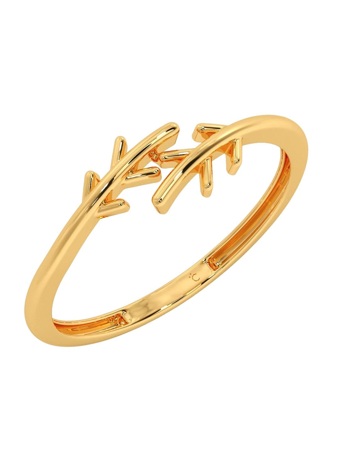 CANDERE A KALYAN JEWELLERS COMPANY 18KT Gold Ring-0.64gm
