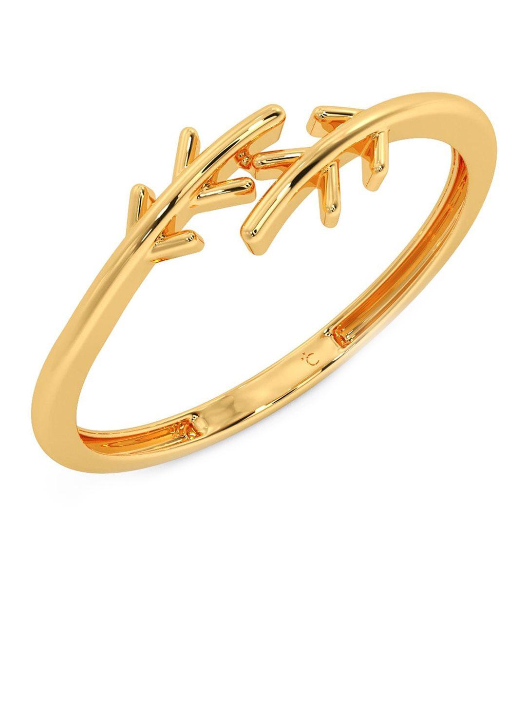 CANDERE A KALYAN JEWELLERS COMPANY 18KT Gold Ring-0.95gm