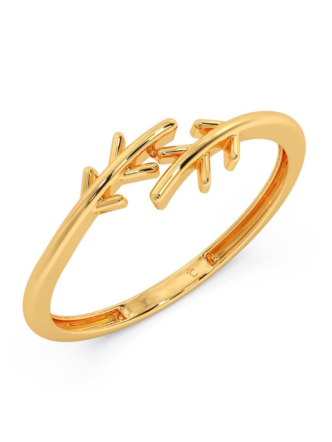 CANDERE A KALYAN JEWELLERS COMPANY 18KT Gold Ring-0.66gm