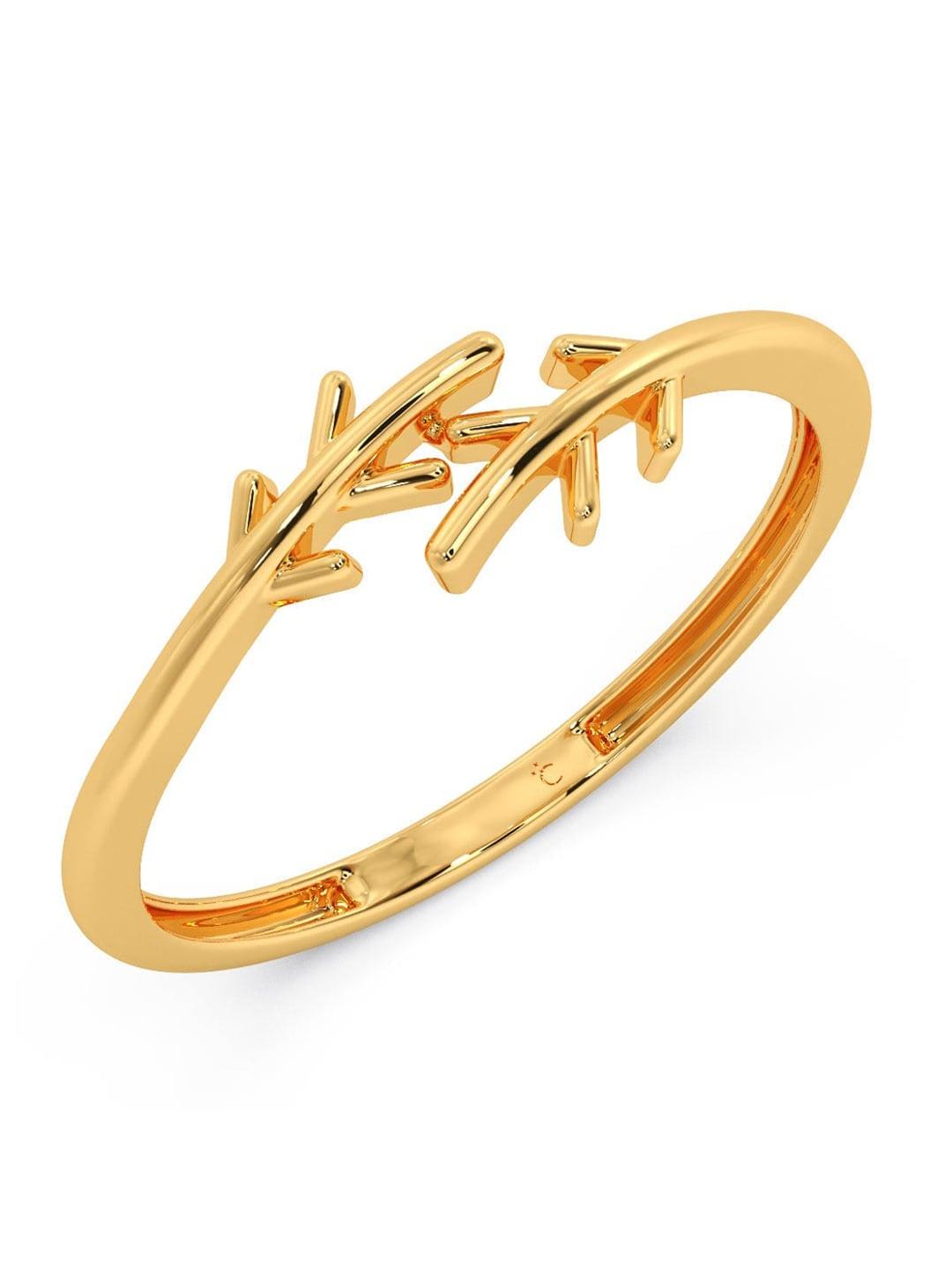 CANDERE A KALYAN JEWELLERS COMPANY 18KT Gold Ring-0.57gm