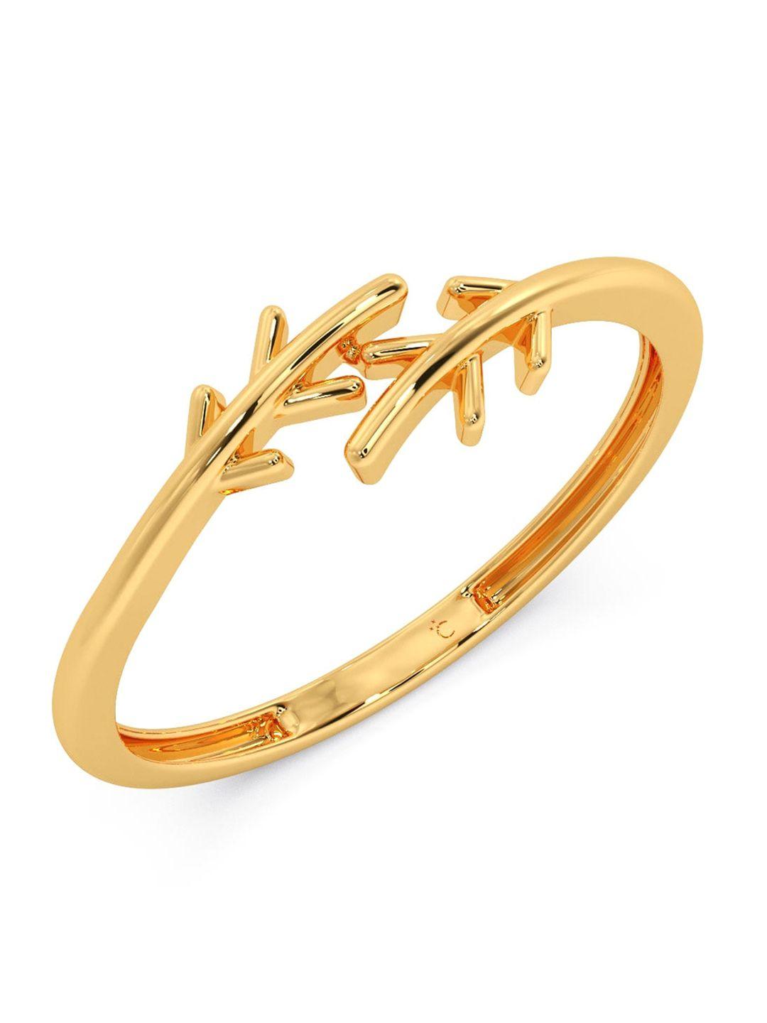 CANDERE A KALYAN JEWELLERS COMPANY 18KT Gold Ring-0.71gm