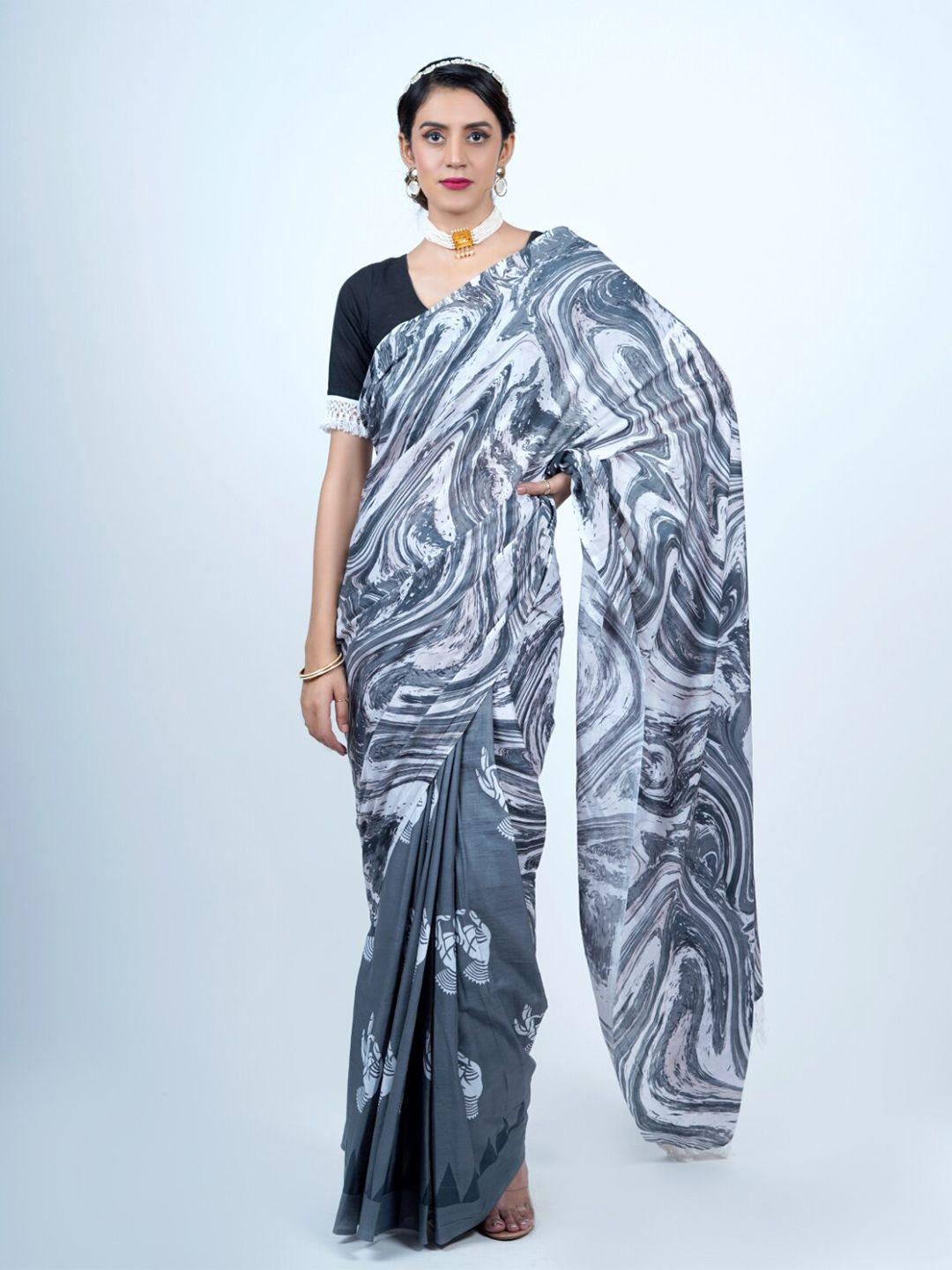 buta-buti-abstract-printed-pure-cotton-tasseled-saree