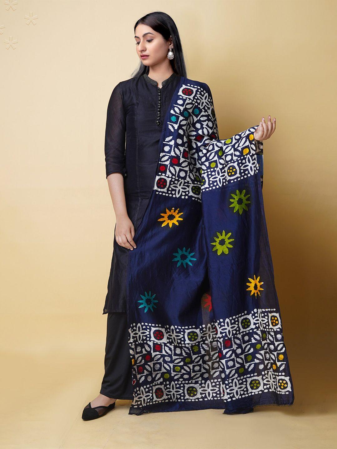 unnati-silks-ethnic-motifs-block-printed-dupatta