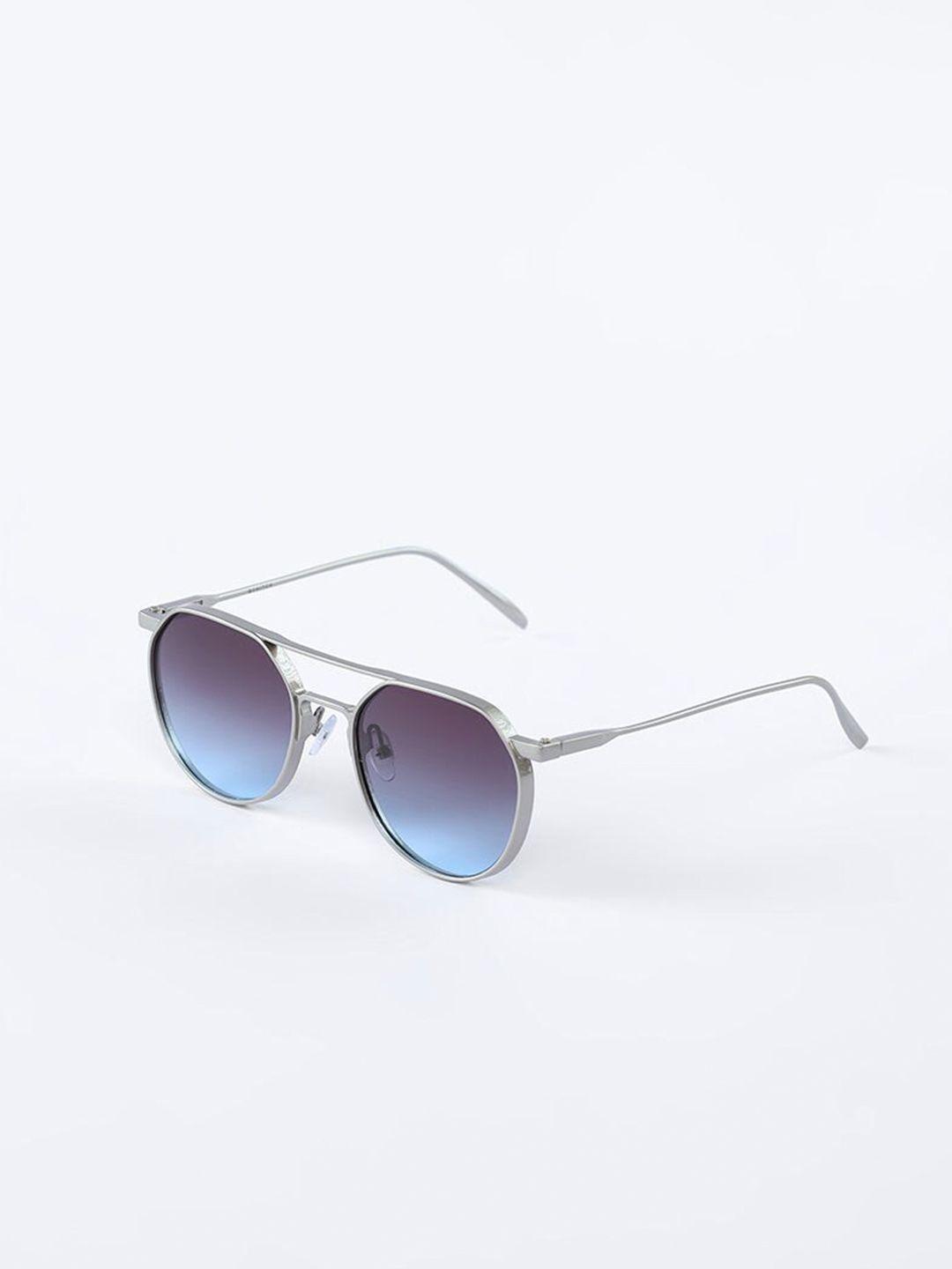 Snitch Men Blue Aviator Sunglasses UV Protected Lens Sunglasses