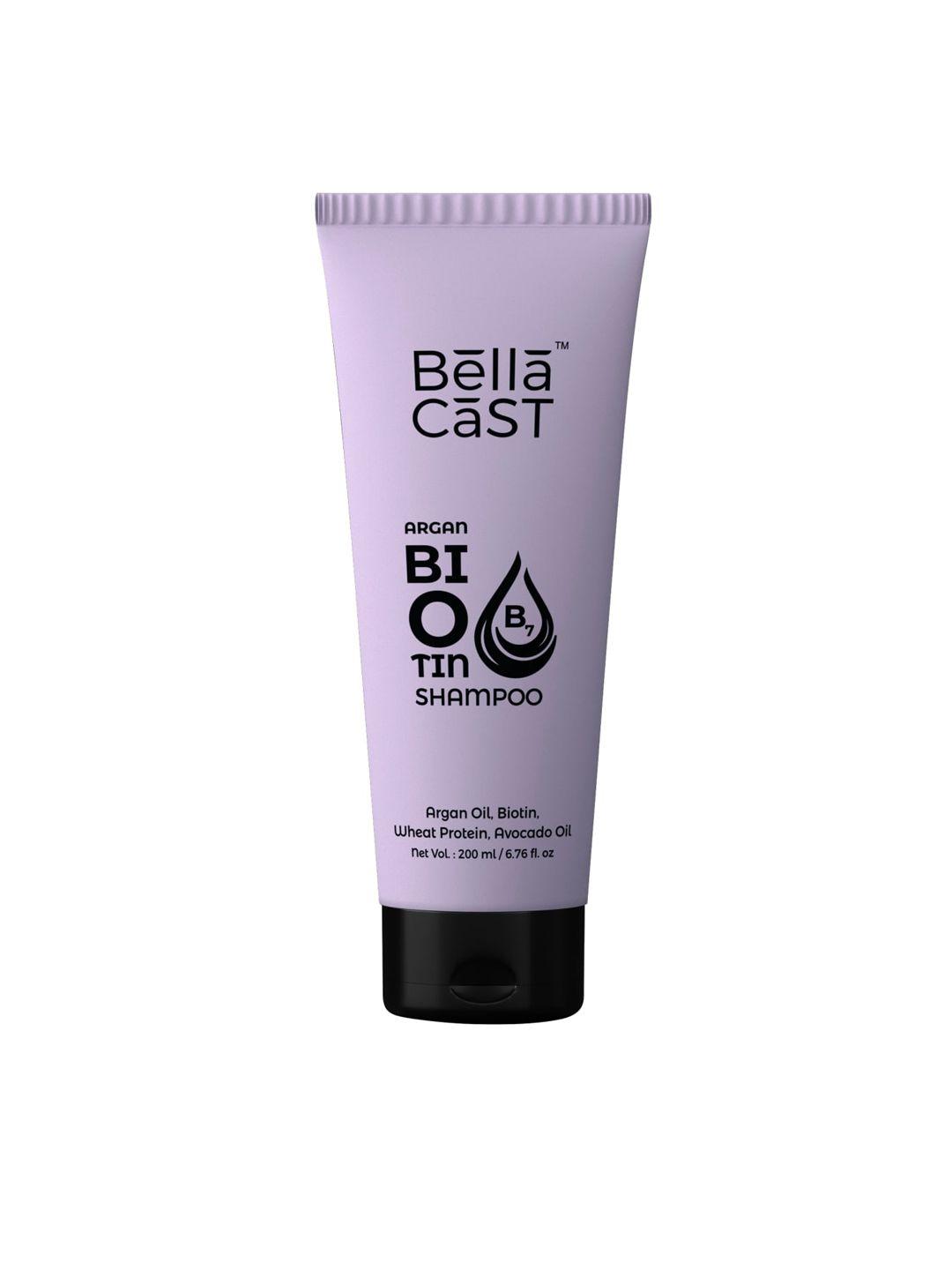 BellaCast Argan Biotin Shampoo For Hair Thickness Deep Nourishment - 200ml
