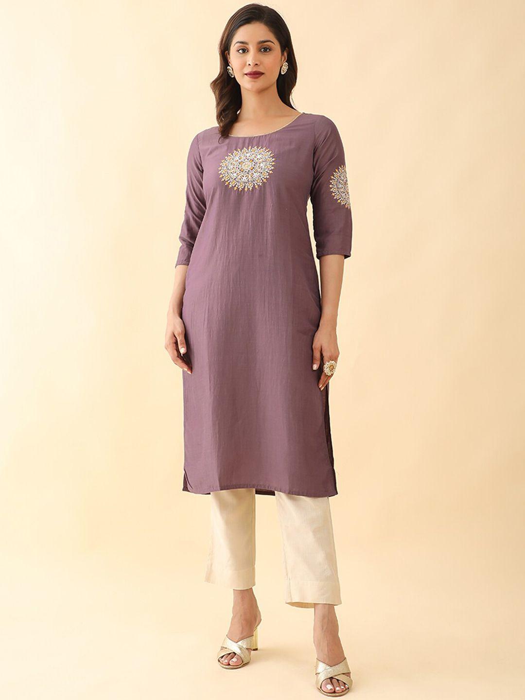 maybell-ethnic-motifs-embroidered-cotton-straight-kurta