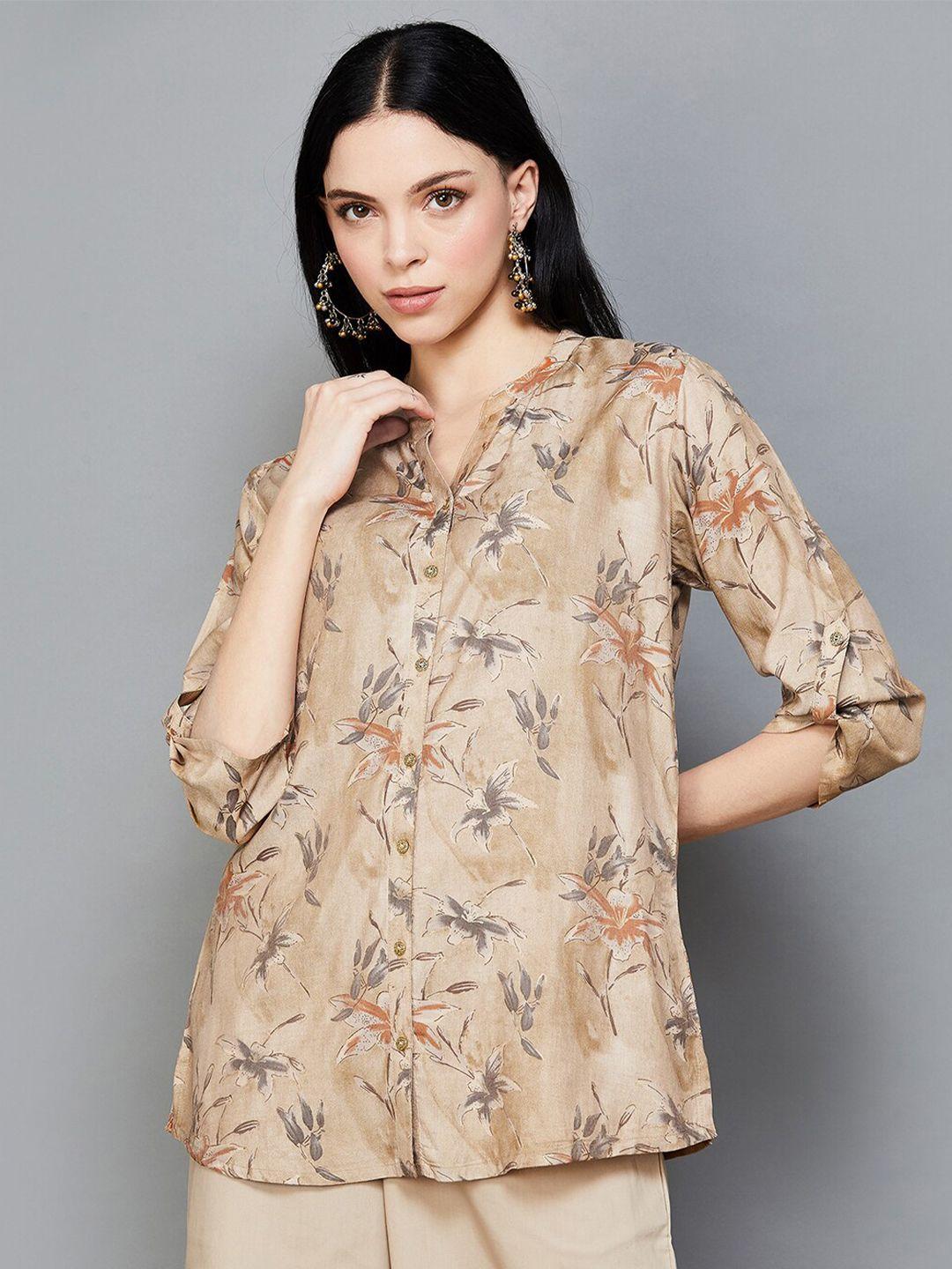 melange-by-lifestyle-floral-printed-casual-shirt
