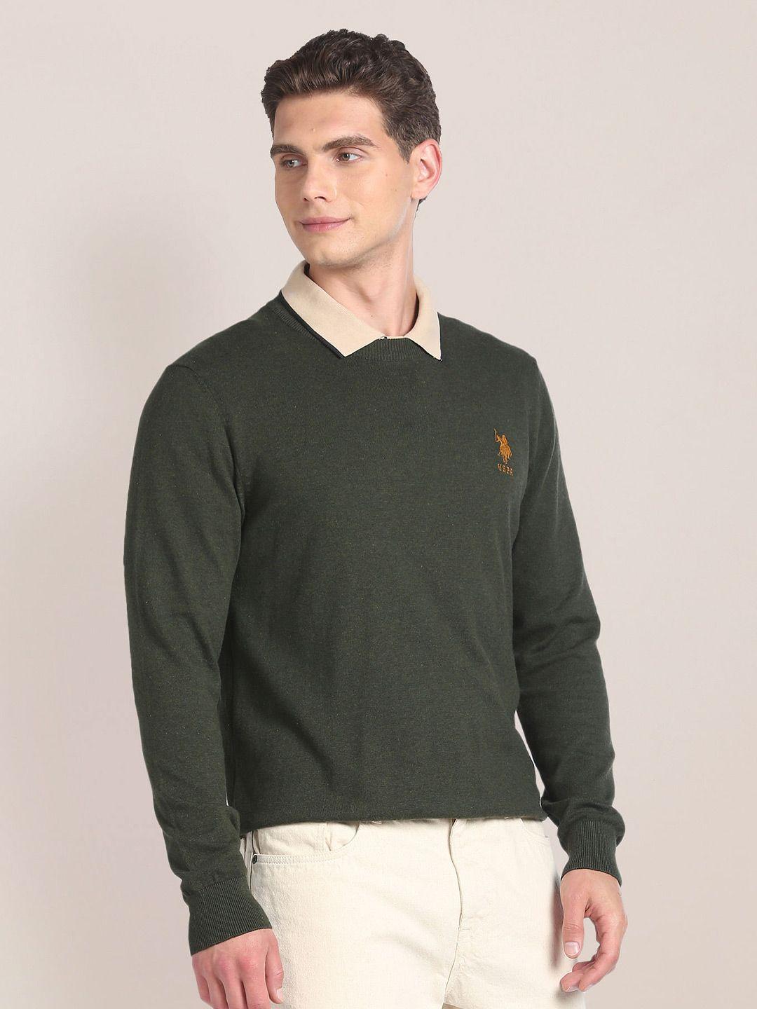 U.S. Polo Assn. Round Neck Long Sleeves Pullover Sweater