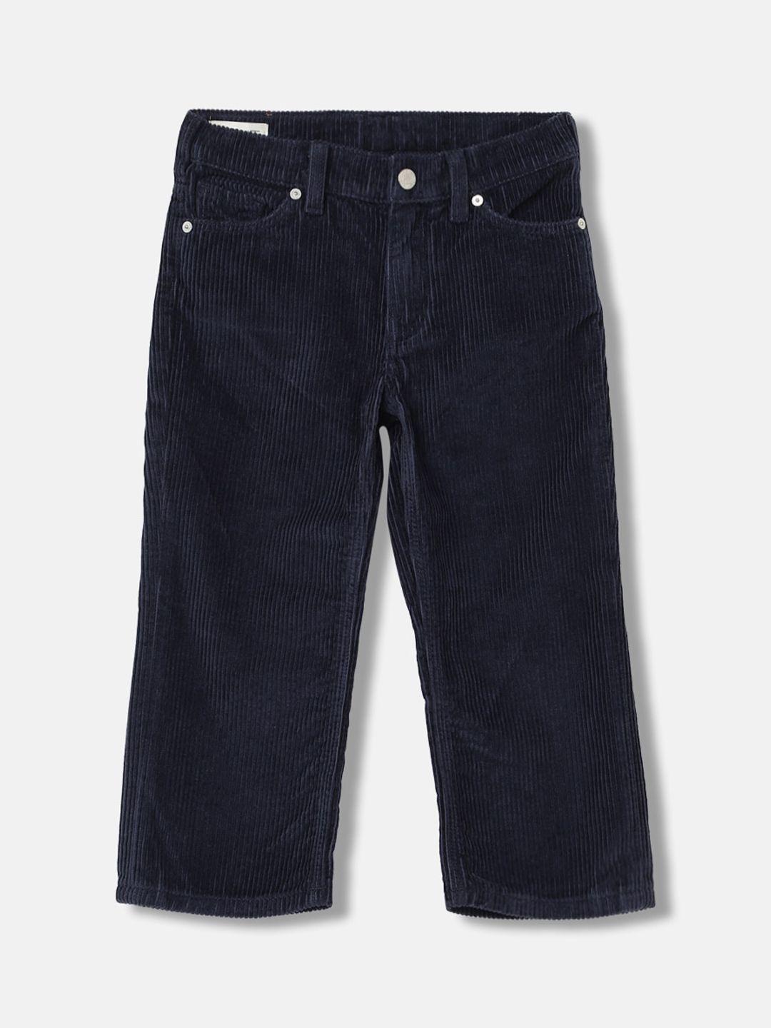 GANT Boys Loose Fit Mid Rise Pure Cotton Trousers