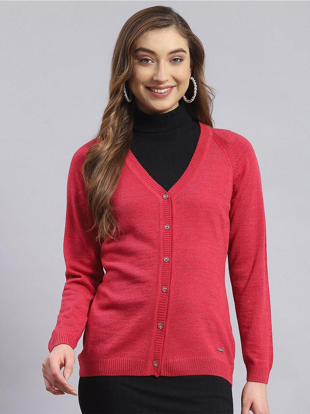 monte-carlo-women-red-woollen-cardigan