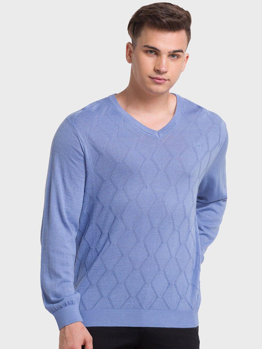 colorplus-geometric-self-design-long-sleeves-pullover