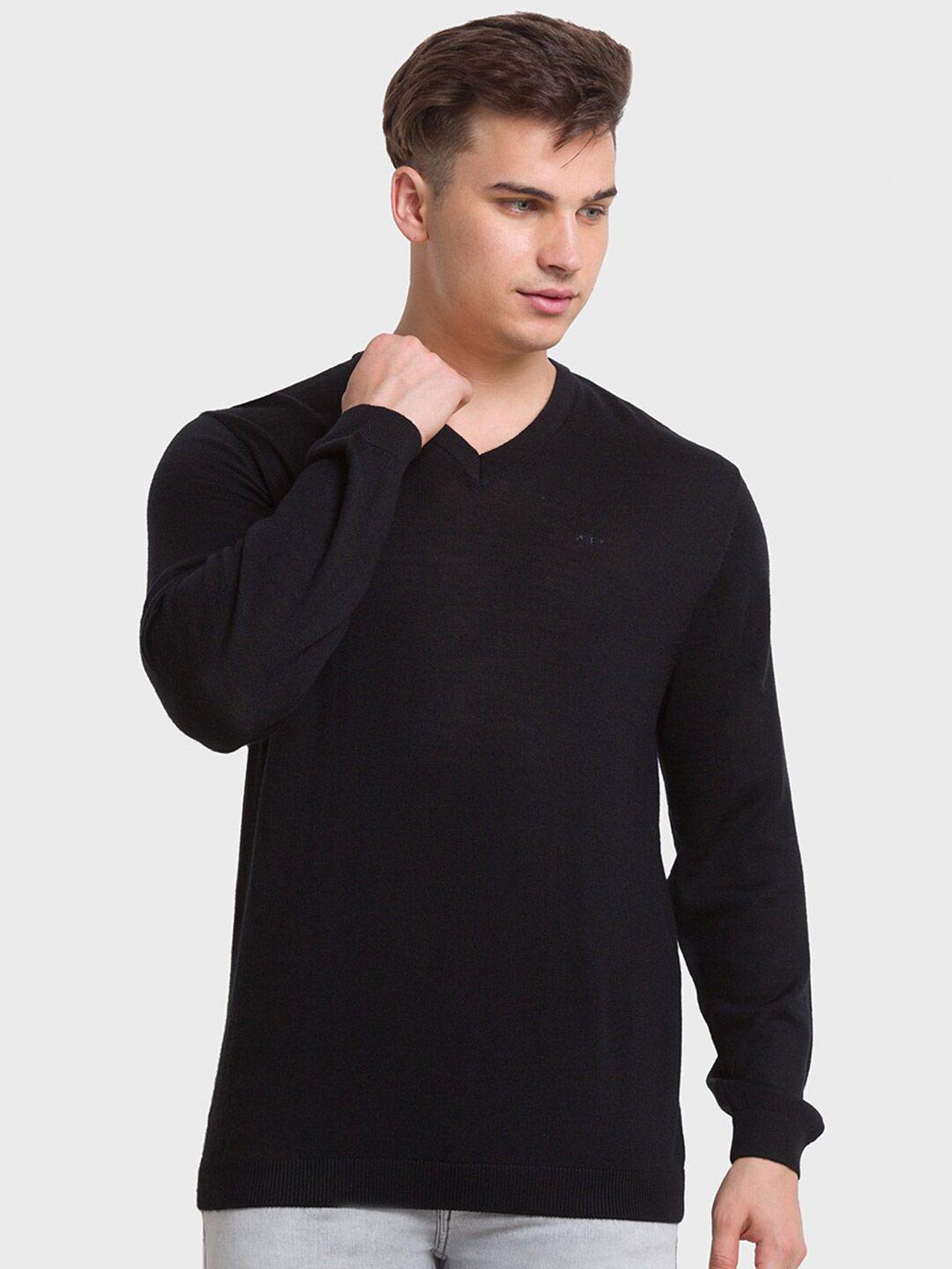 colorplus-men-black-woollen-long-sleeves-fashion