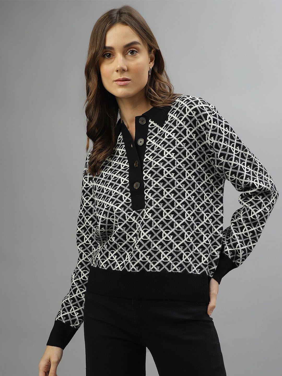 gant-brand-logo-printed-shirt-collar-woollen-pullover-sweater