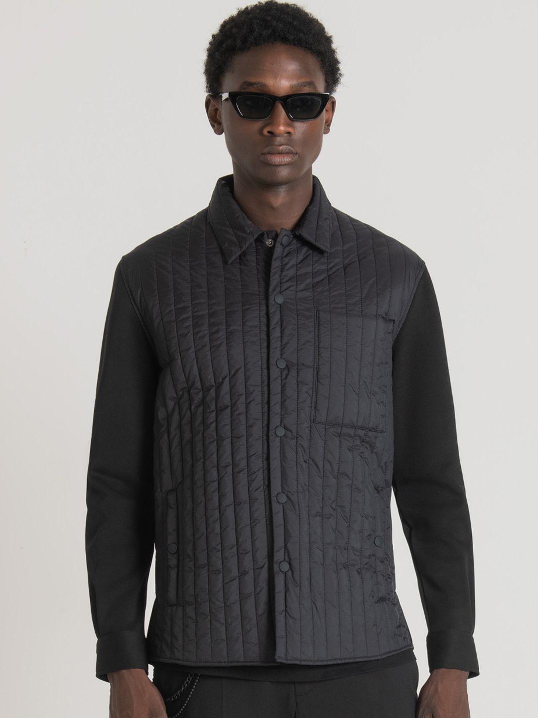 Antony Morato Striped Spread Collar Tailored Jacket