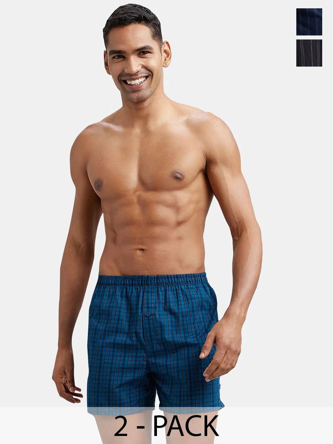 jockey-pack-of-2-checked-pure-cotton-boxers-8222-0205-stb01
