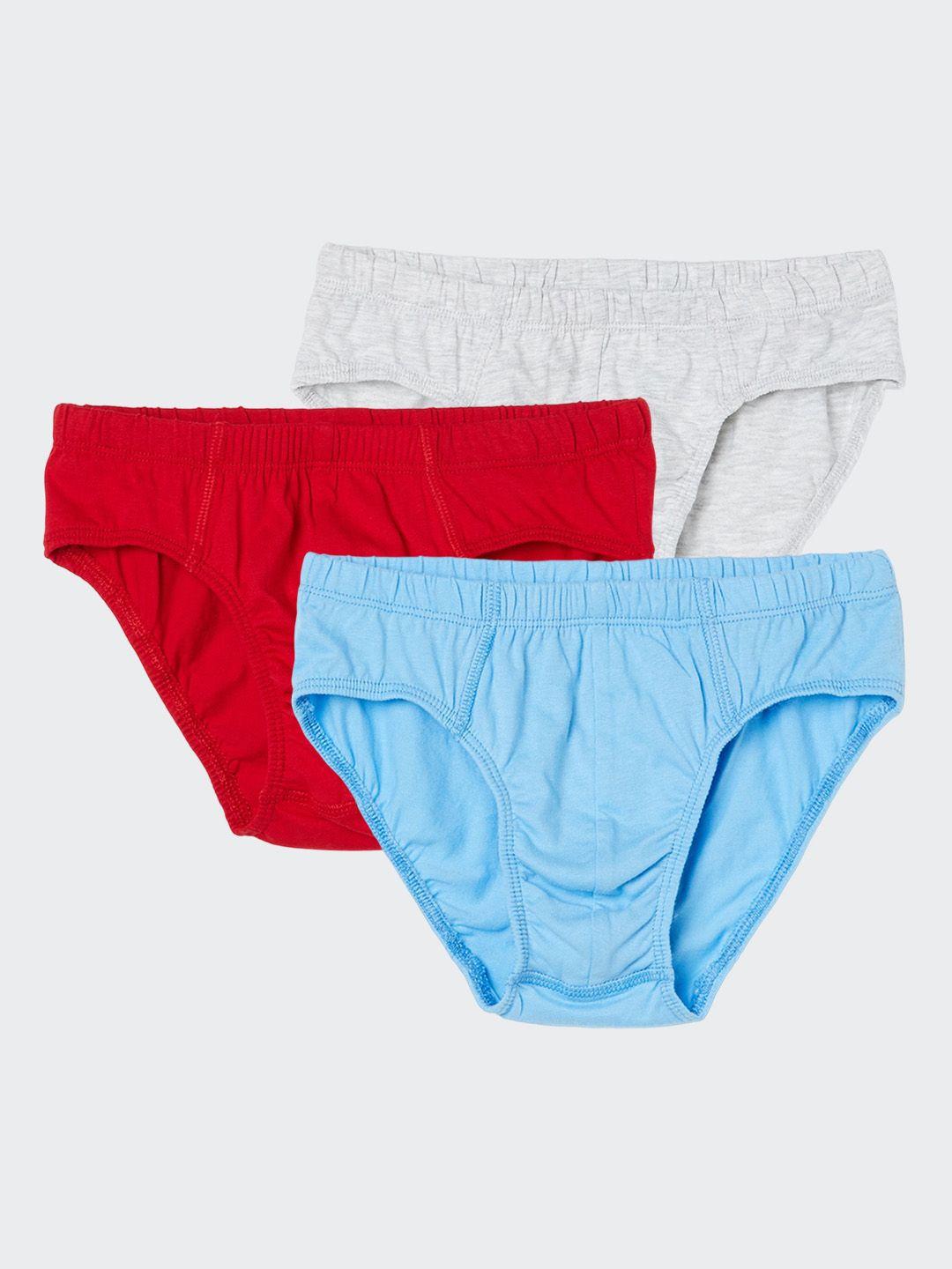 Fame Forever by Lifestyle Boys Pack Of 3 Pure Cotton Basic Briefs 1000013075004-MULTI