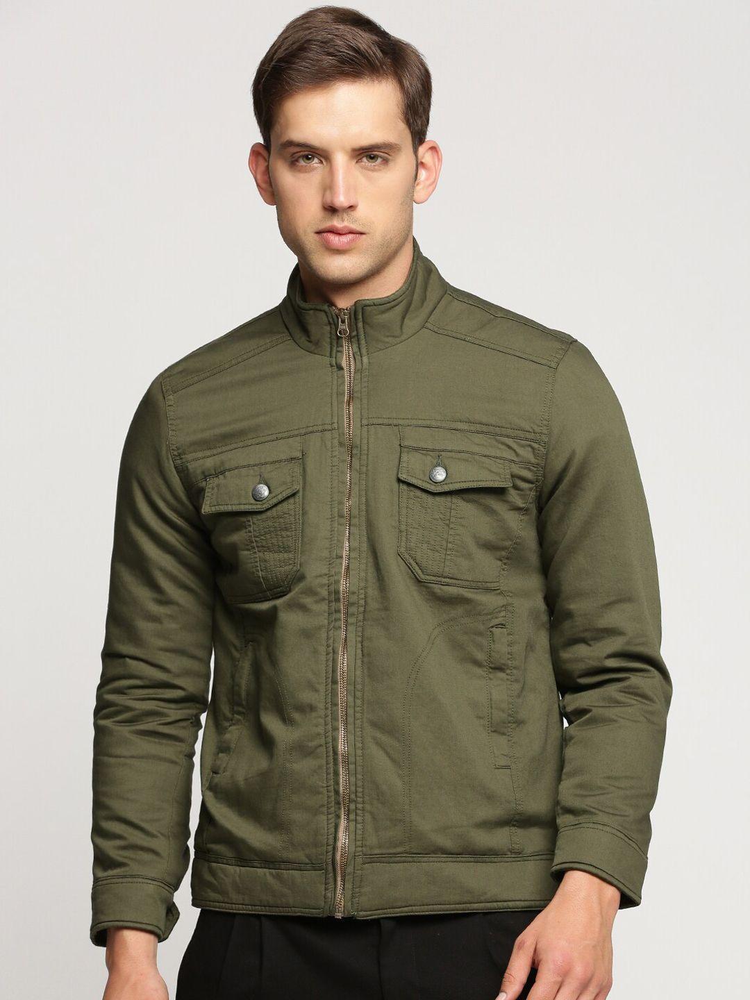 showoff-mock-collar-windcheater-cotton-open-front-jacket