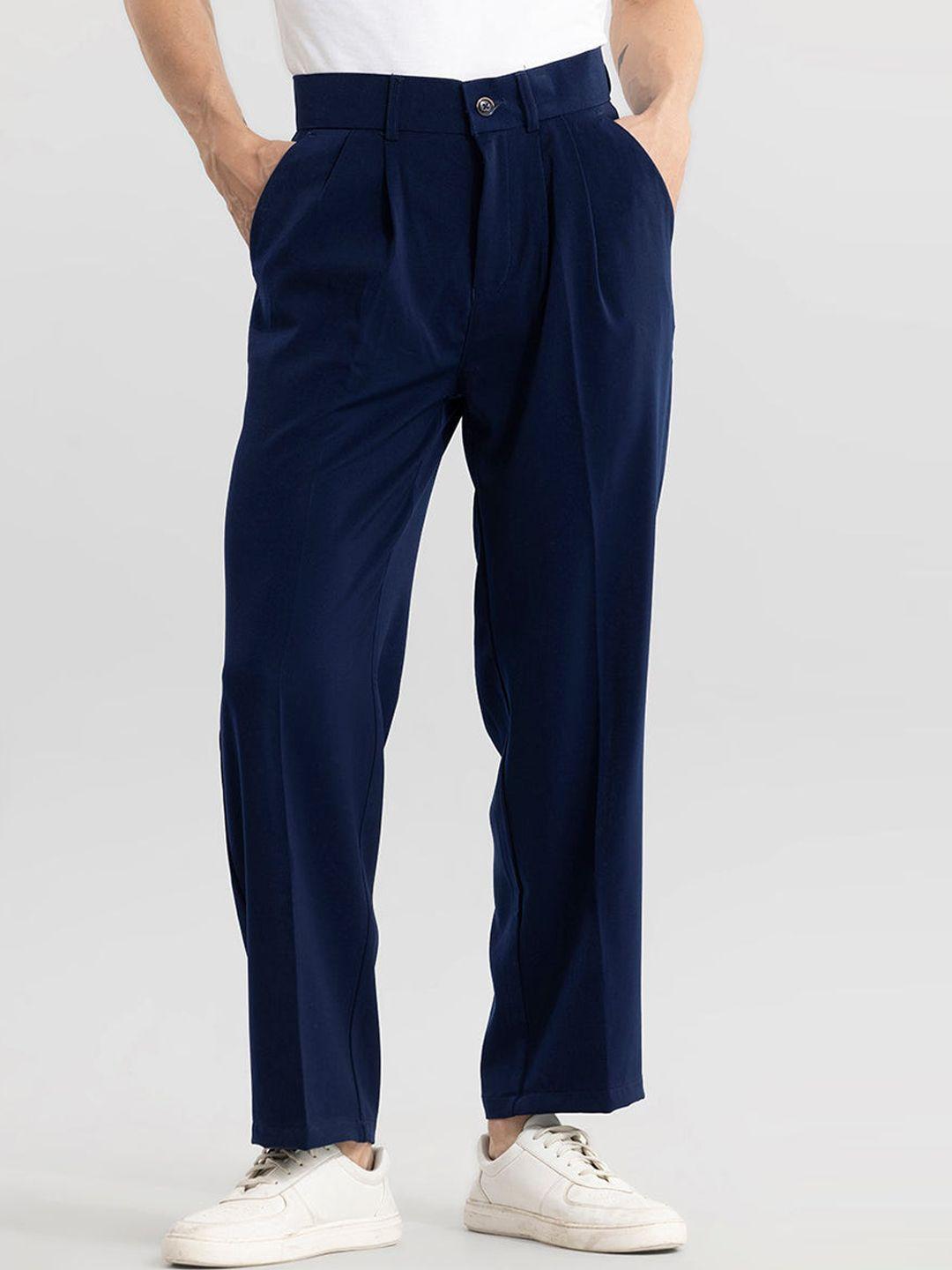 snitch-men-smart-loose-fit-pleated-regular-trousers