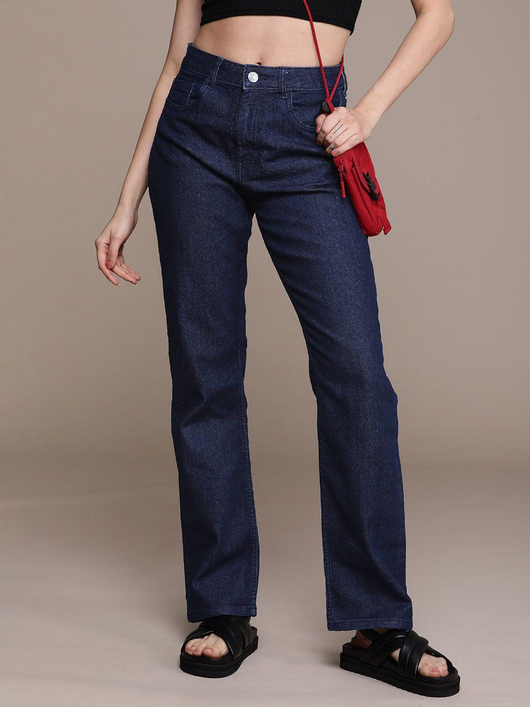 The Roadster Life Co. Women Straight Fit Stretchable Jeans