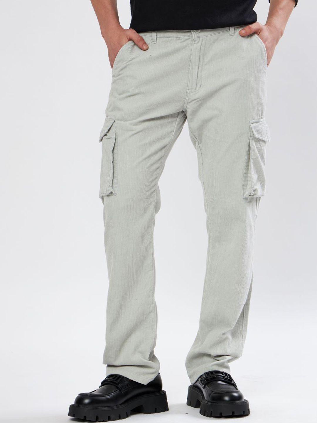 UNITED DENIM Men Relaxed Fit Cargo Trousers